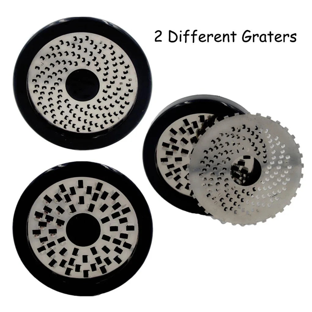 Cheese Grater Cutter 2 Type Blade Kitchen Gadget Chocolate Grater DIY Butter Food Mill Cheese Grater Slicer ABS Stainless Steel