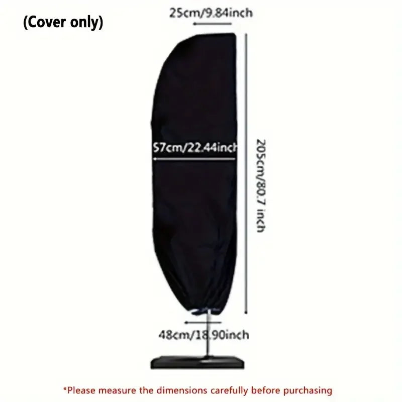 Universal Parasol Cover Waterproof Oxford Fabric Outdoor Cantilever Umbrella Cover for Garden Patio Furniture