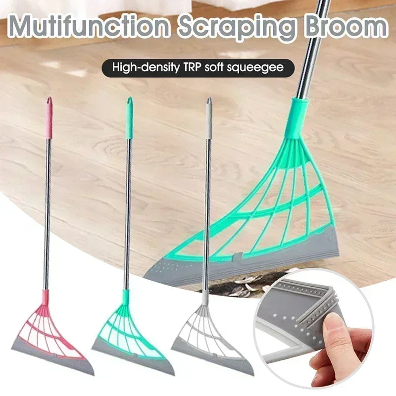 Magic Silicone Cleaning Tool – Hair & Dust Collector for Bathroom, Floor & Toilet Areas
