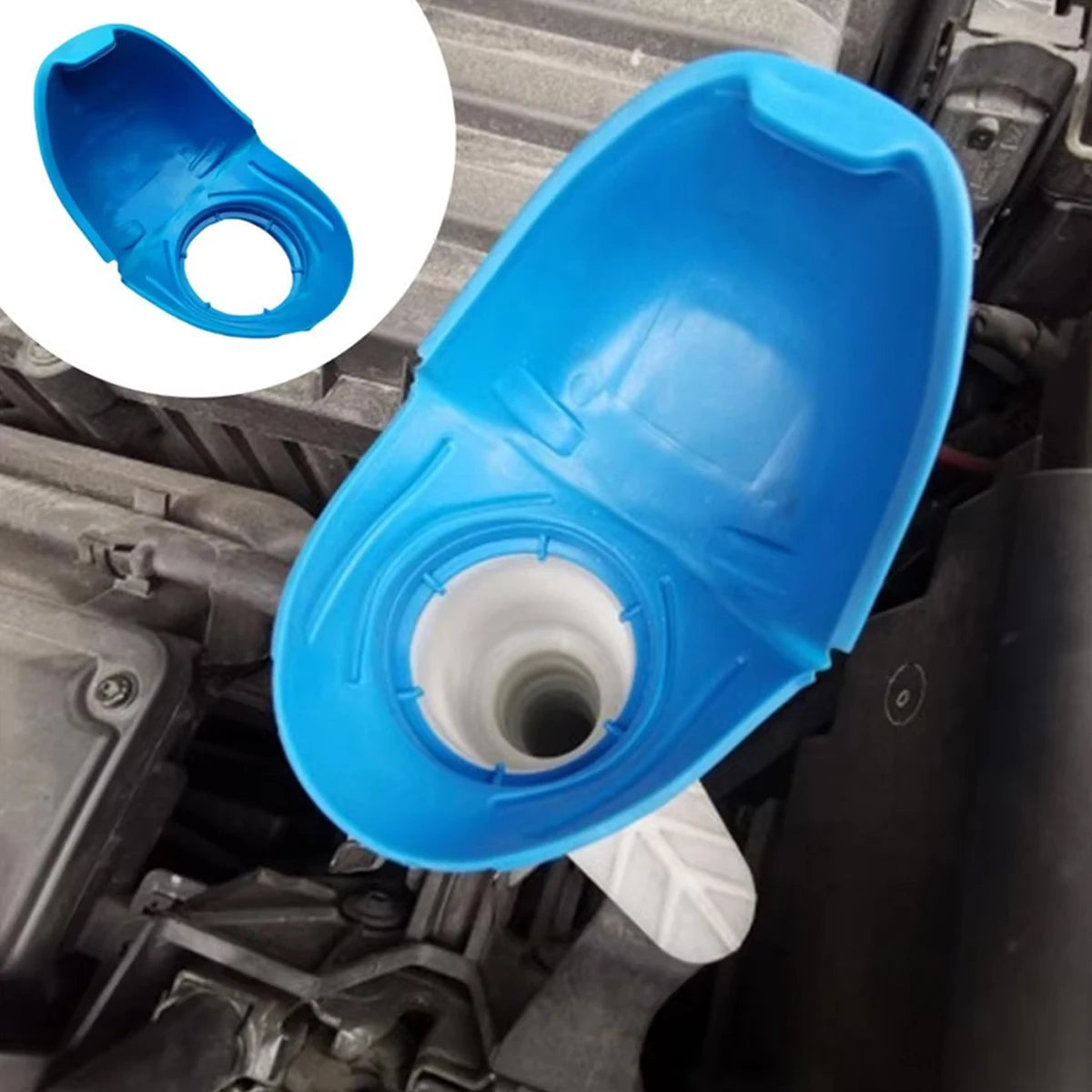 1PC Windshield Wiper Washer Fluid Reservoir Tank Bottle Cap For VW Audi SKODA 6V0955485 Car Parts Accessories