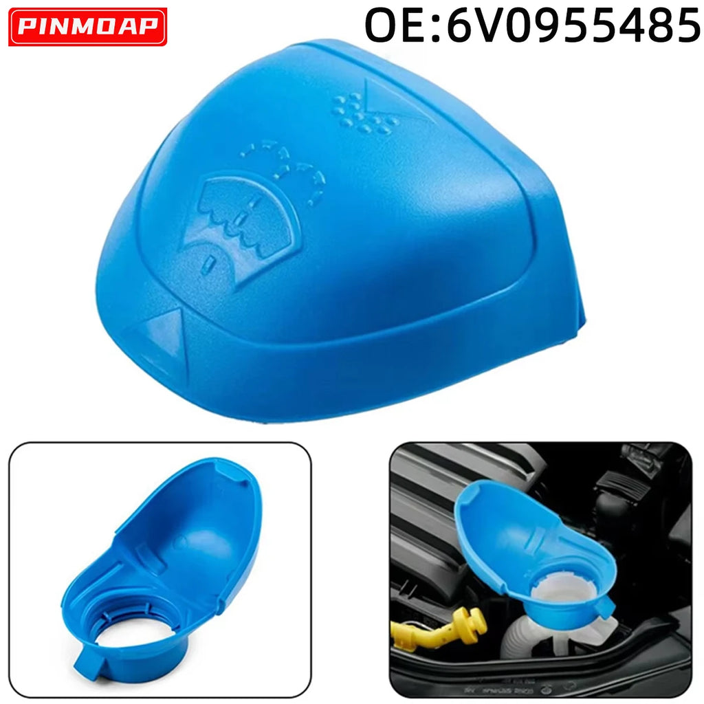 1PC Windshield Wiper Washer Fluid Reservoir Tank Bottle Cap For VW Audi SKODA 6V0955485 Car Parts Accessories
