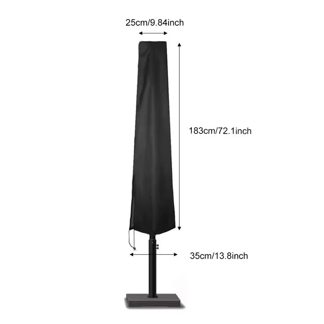 Universal Parasol Cover Waterproof Oxford Fabric Outdoor Cantilever Umbrella Cover for Garden Patio Furniture