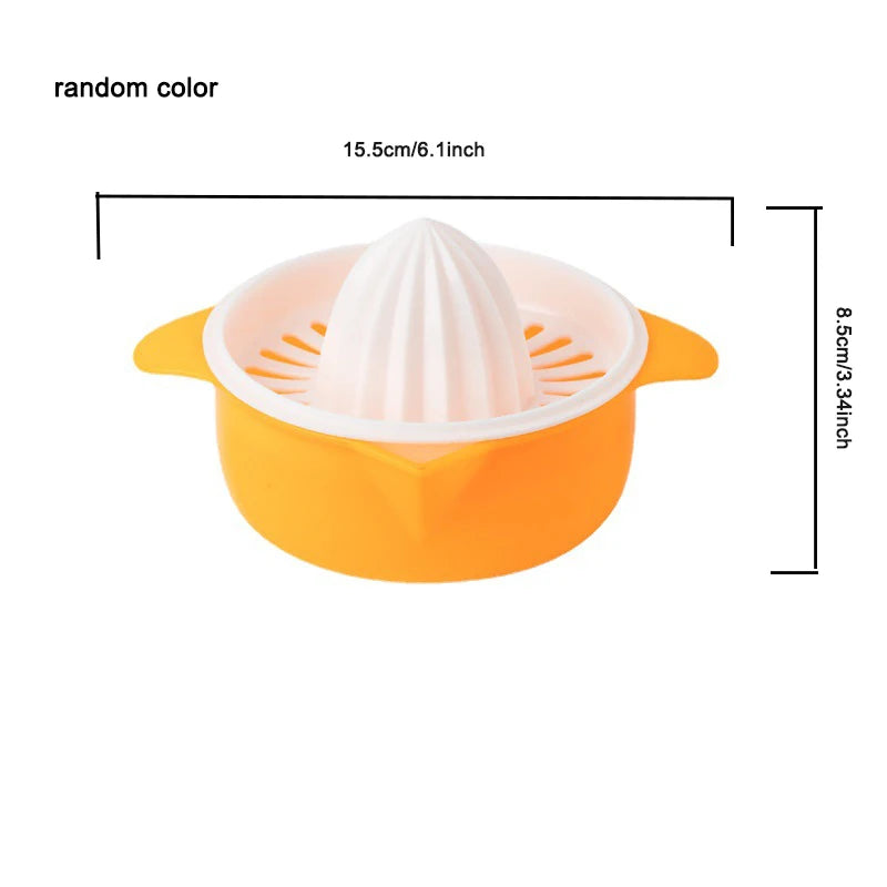 Mini Manual Juicer Fruit Juicer Machine Kitchen Accessories Manual Portable Citrus Juicer Kitchen Tools Plasticr-Color Random ﻿