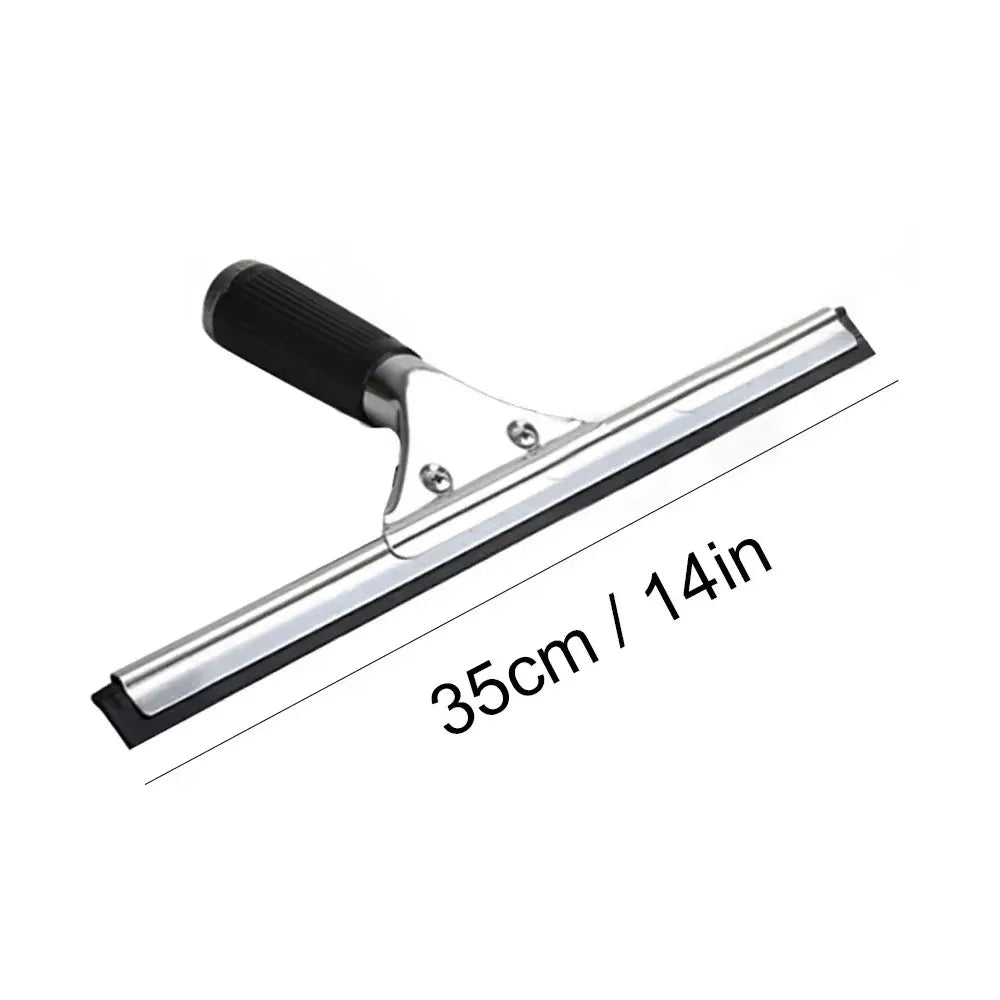 Glass Cleaning Squeegee Window Wiper Window Cleaning Tool Rubber Blade for Bathroom Shower Home Car dining table Glass Cleaning
