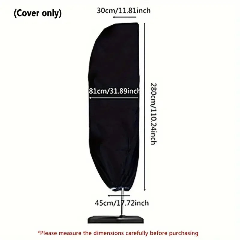 Universal Parasol Cover Waterproof Oxford Fabric Outdoor Cantilever Umbrella Cover for Garden Patio Furniture