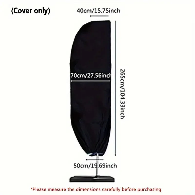 Universal Parasol Cover Waterproof Oxford Fabric Outdoor Cantilever Umbrella Cover for Garden Patio Furniture